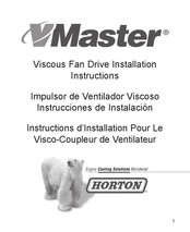 Horton VMaster Instructions D'installation