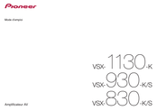 Pioneer VSX-830-K Mode D'emploi