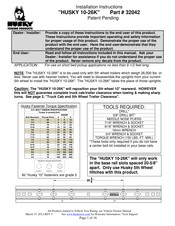 Husky 32042 Instructions D'installation