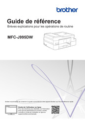 Brother MFC-J995DW Guide De Référence