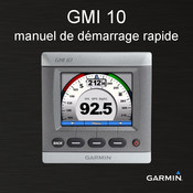 Garmin GMI 10 Manuel De Demarrage Rapide