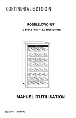 Continental Edison CWC-75T Manuel D'utilisation