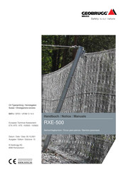 Geobrugg RXE-500 Notice