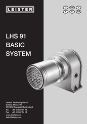 Leister LHS 91 SYSTEM Instructions D'utilisation