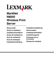 Lexmark MarkNet N8050 Guide D'installation