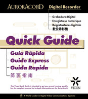Vicon AurorAcorD Guide Rapide