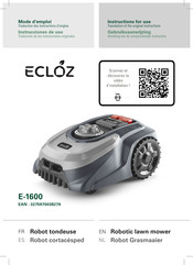 ECLOZ E-1600 Mode D'emploi