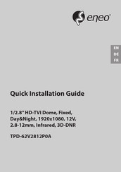 Eneo TPD-62V2812P0A Guide D'installation Rapide