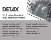 Detax Detaseal hydroflow lite reg/fast 1:1 Mode D'emploi