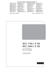 Ecoflam BLU 1700.1-20 PAB Mode D'emploi