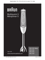 Braun MQ 535 Baby Mode D'emploi