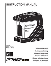 PRONIVO 205-PNXL Manuel D'instructions