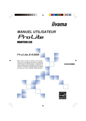 Iiyama ProLite E438S Manuel Utilisateur