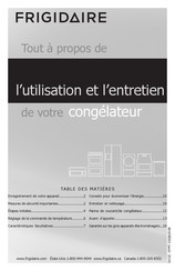 Frigidaire FFFC09M1QW Tout À Propos De L'utilisation Et L'entretien