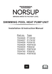 Norsup 7024629 Manuel D'installation Et D'instructions