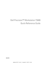 Dell Precision T3400 Guide De Référence Rapide