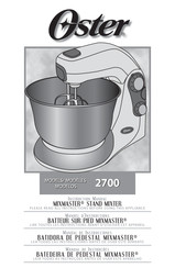 Oster MIXMASTER 2700 Manuel D'instructions