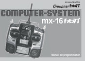 GRAUPNER mx-16 HOTT Manuel De Programmation