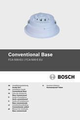 Bosch FCA-500-EU Guide D'installation