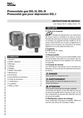 Krom Schroder DG-H Serie Instructions De Service