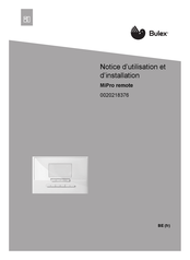 bulex 0020218376 Notice D'utilisation Et D'installation