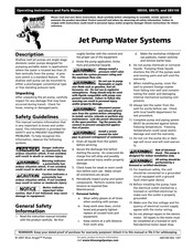 Blue Angel Pumps SBS50 Guide D'instructions Et Pièces De Rechange