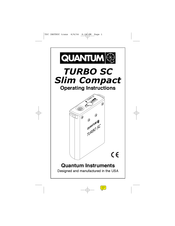 Quantum TURBO SC Slim Compact Guide Rapide D'utilisation