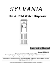 Sylvania SE80070 Guide D'utilisation