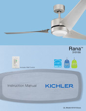 Kichler Rana 310155 Manuel D'instructions