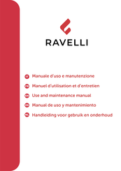 Ravelli MIA 90 Manuel D'utilisation Et D'entretien