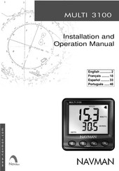 Navman MULTI 3100 Manuel D'installation Et D'utilisation