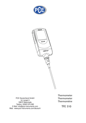 PCE Instruments TFE 510 Mode D'emploi