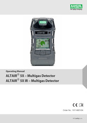 MSA ALTAIR 5X IR Manuel D'utilisation