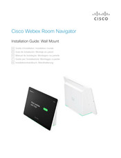 Cisco Webex Room Navigator Guide D'installation