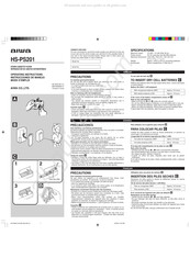 Aiwa HS-PS201 Mode D'emploi