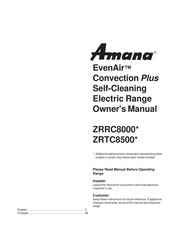 Amana EvenAir ZRRC8000 Serie Mode D'emploi