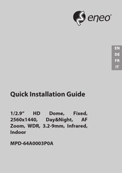 Eneo MPD-64A0003P0A Guide D'installation Rapide