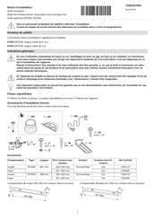 V-ZUG 61032 Notice D'installation