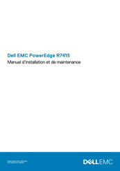 Dell EMC PowerEdge R7415 Manuel D'installation Et De Maintenance