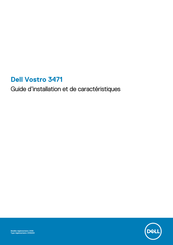 Dell Vostro 3471 Guide D'installation Et De Caractéristiques