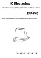 Electrolux EFP 6460 Notice D'utilisation Et D'installation