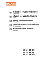 Franke FTC 912 Mode D'emploi Et Installation