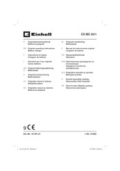 Einhell CC-BC 30/1 Instructions D'origine