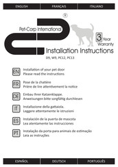 Pet-Corp PC12 Instructions D'installation