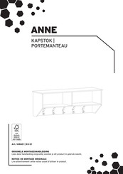 Gamma ANNE 165821 Notice De Montage Originale