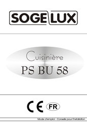 SOGELUX PS BU 58 Mode D'emploi