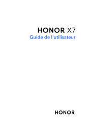 honor X7 Guide De L'utilisateur