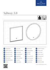 Villeroy & Boch Subway 3.0 Instructions De Montage