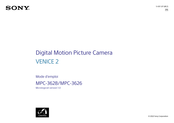 Sony VENICE 2 MPC-3628 Mode D'emploi