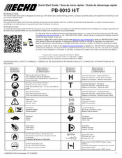 Echo PB-9010 H Guide De Démarrage Rapide